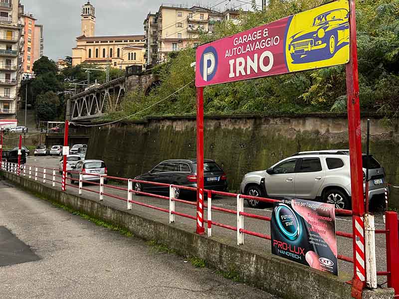 Garage Irno - Stazione Salerno Ingresso Garage Irno - Stazione Salerno